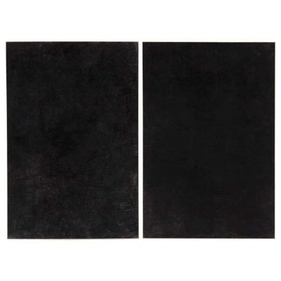 Enrico Dellatorre, Large Abstract Paintings, Charcoal on Linen, Set of 2-WM-1305842