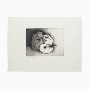 Enrique Marin, Caretas Paper, 1974, Original Etching-ZCI-798666