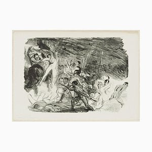 Entwurf zu Kleist's Penthesilea - Original Lithograph by M- Slevogt - 1904/5 1904/5-ZCI-757928