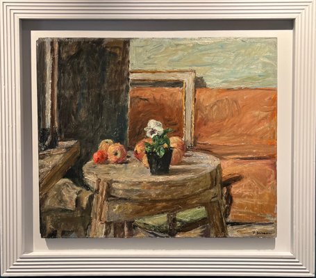 Enzo Faraoni, Still Life, Oil Painting, 1970s, Framed-QUE-1406956