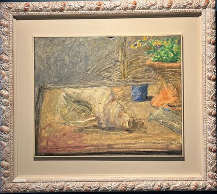 Enzo Faraoni, Still Life with Shell, 1970, Oil on Canvas, Framed-QUE-1358678