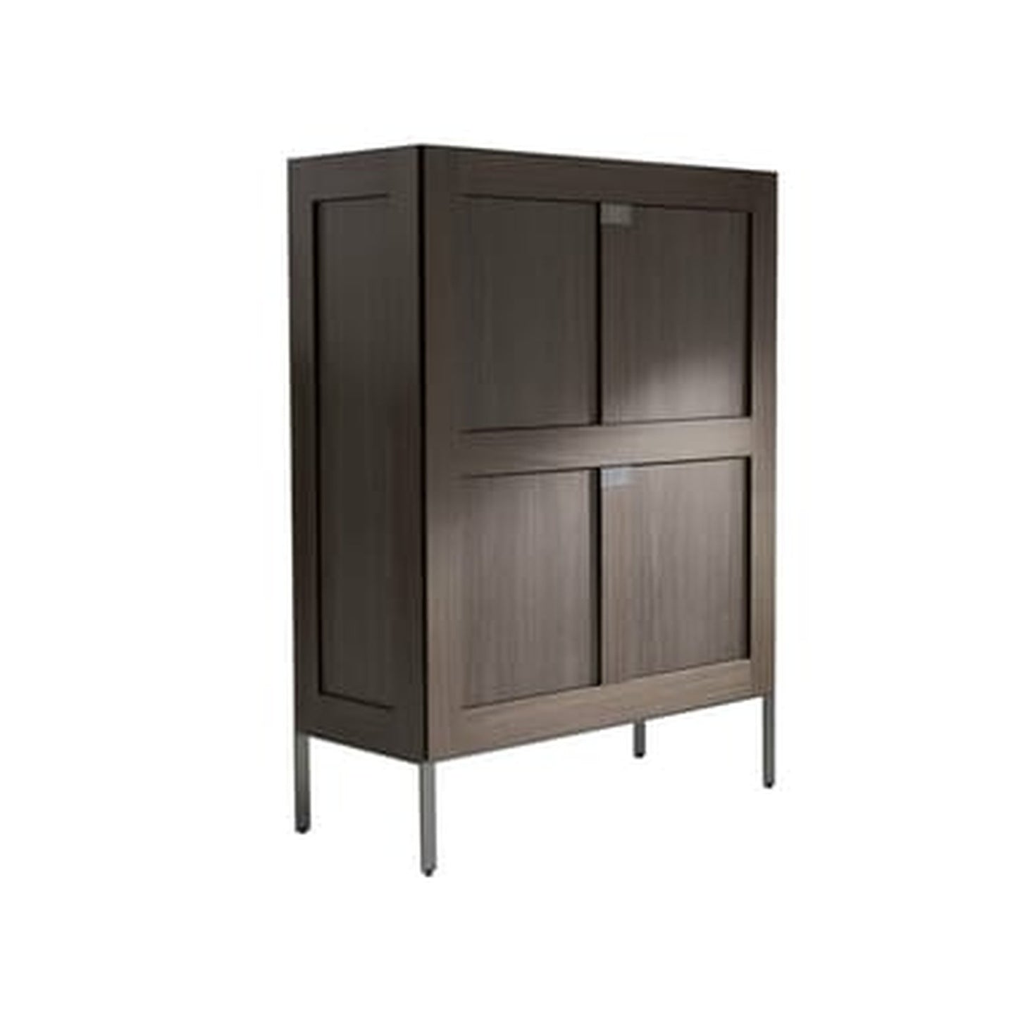 ERACLE - Solid Wood Highboard with Doors