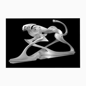 Erekle Tsuladze, Puma, 2016, Artificial Stone & Metal Sculpture-CHG-2025465