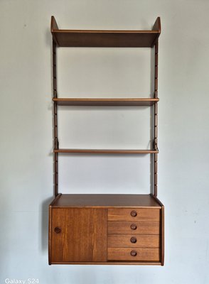 Ergo Wall Unit in Teak by Blindheim Møbelfabrikk, 1960s-EYI-2021419