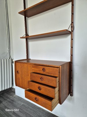 Ergo Wall Unit in Teak by Blindheim Møbelfabrikk, 1960s-EYI-2021419