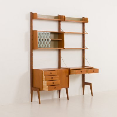 Ergo Wall Unit with Desk and Two Cabinets by John Texmon, Norway, 1960s-UE-2036252