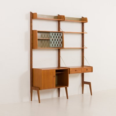 Ergo Wall Unit with Desk and Two Cabinets by John Texmon, Norway, 1960s-UE-2036252