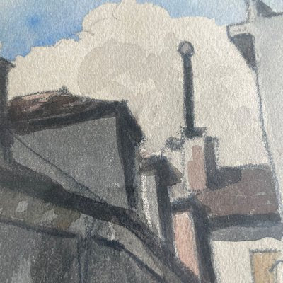 Eric Vasström, Montmartre, Paris, 1937, Watercolor-IVH-1821093