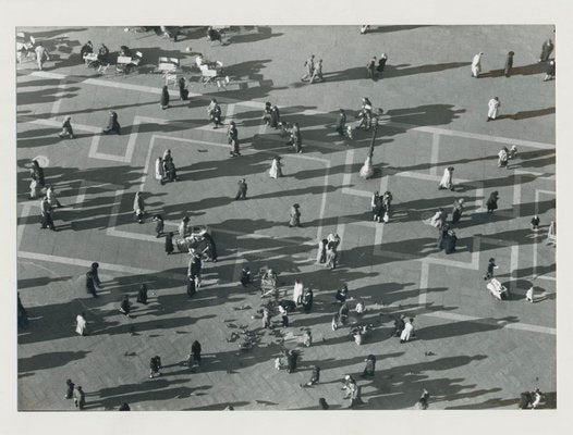 Erich Andres, Venice: Crowd from Above, Italy, 1955, Black & White Photograph-DYV-1175589