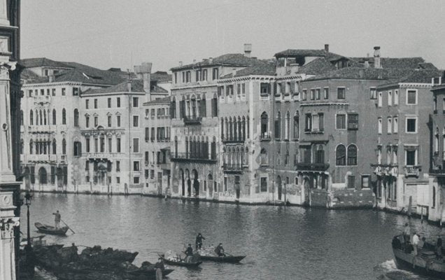 Erich Andres, Venice, Gondola on Water, 1955, Silver Gelatine Print-DYV-1168489