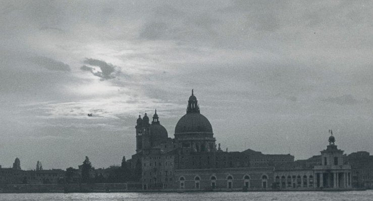 Erich Andres, Venice: Gondola on Water with Skyline, Italy, 1955, Black & White Photograph-DYV-1175591