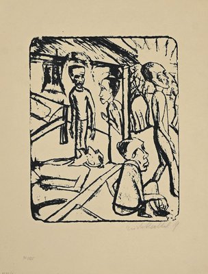 Erich Heckel, The Brothers Karamazov, Lithograph, 1919-ZCI-853998