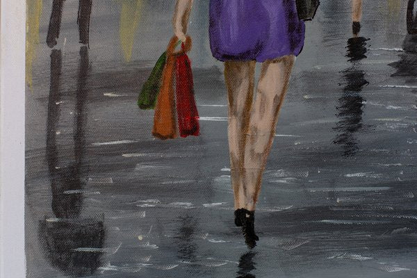 Ernest Carneado Ferreri, Día De Lluvia, 2000s, Acrylic Painting-NKY-1397064