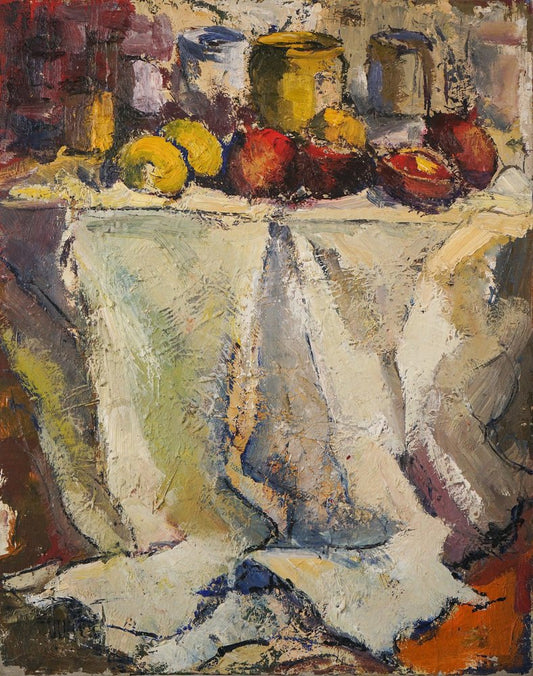 Ernest Julien Malla, Still Life, Late 20th Century, Oil on Canvas