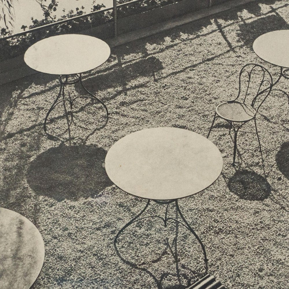 Ernest Koehli, Picnic Tables, 1940s, Photogravure