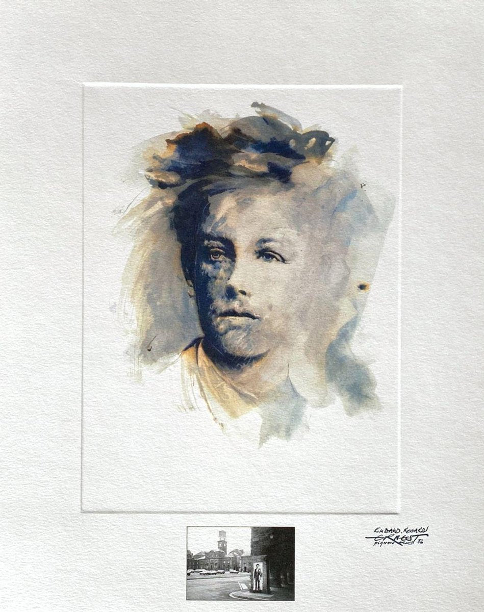 Ernest Pignon-Ernest, Rimbaud Variations XV, 1986, Photo Lithograph on Canson Paper