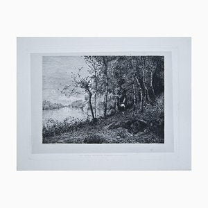 Ernesto Rayper, Dora Riparia At Alpignano, Etching, Late 19th Century-ZCI-1775633