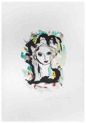 Ernesto Treccani, Portrait, Lithograph, 1970s-ZCI-2025253