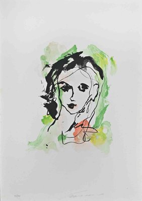 Ernesto Treccani, Portrait, Lithograph, 1973-ZCI-2024937