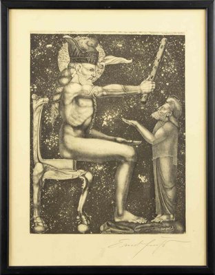 Ernst Fuchs, Samson, Etching, 1967-ZCI-2042295