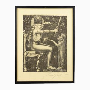 Ernst Fuchs, Samson, Etching, 1967-ZCI-2042295