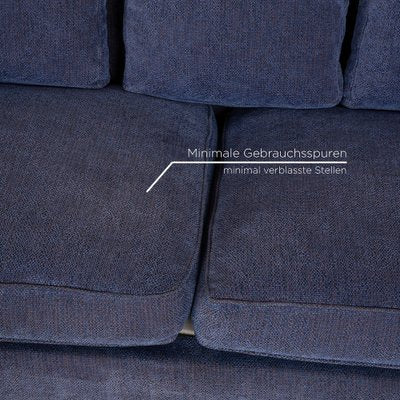 Eros 2100 Fabric Three Seater Dark Blue Sofa from Flexform-RQW-2036320