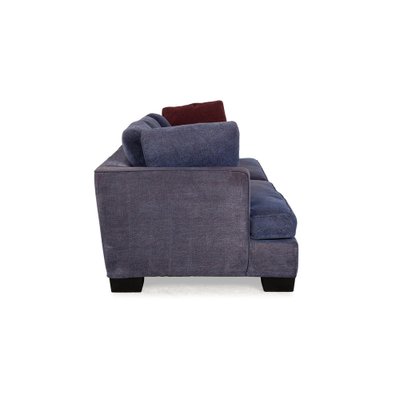 Eros 2100 Fabric Three Seater Dark Blue Sofa from Flexform-RQW-2036320