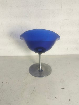 Eros Swivel Blue Chair by Philippe Starck for Kartell, 1990s-RNN-1770398