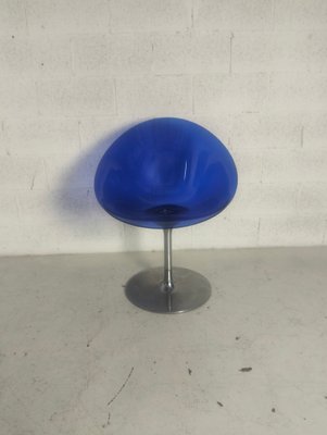 Eros Swivel Blue Chair by Philippe Starck for Kartell, 1990s-RNN-1770398