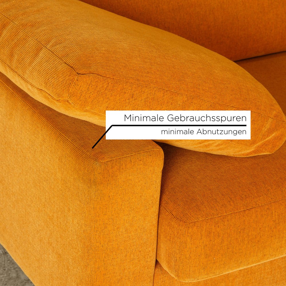 Erpo Cl 500 Fabric Corner Sofa in Yellow Gold