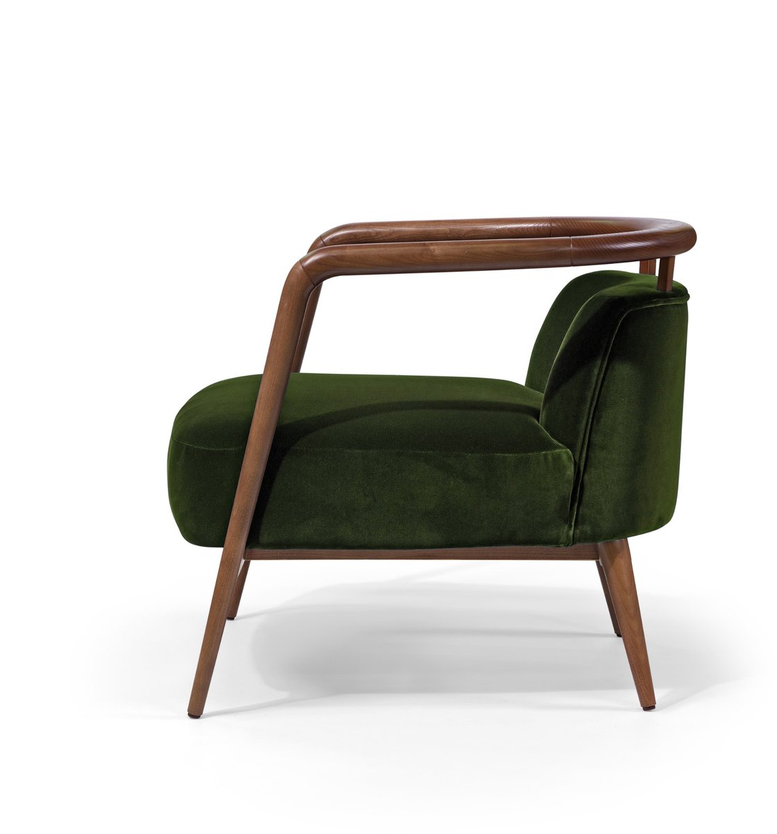 Essex Green Velvet Armchair by Javier Gomez