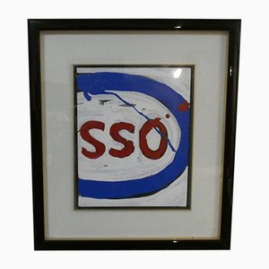 Esso Acrylic Painting by Luciano Melegari Il Parmigiano, 1991-ERB-705676