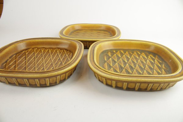 Eterna Plates by Gunnar Nylund for Rörstrand, Set of 3-HYQ-1226130