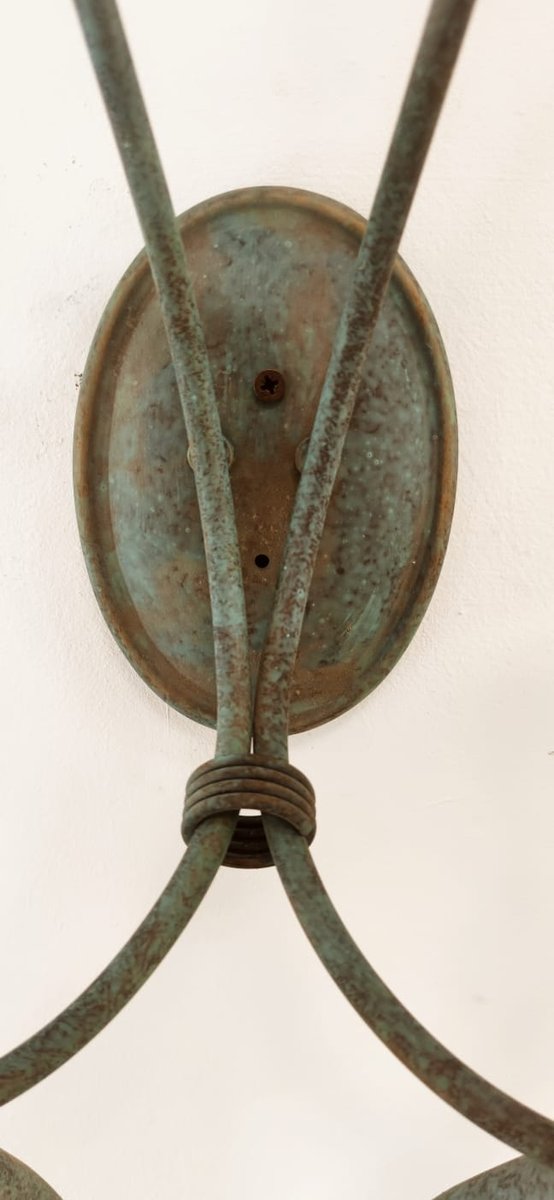 Etruscan Brass Wall Light