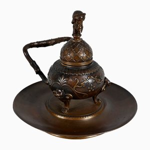 Etruscan Inkwell in Bronze by F. Barbedienne, 19th Century-RVK-1746272