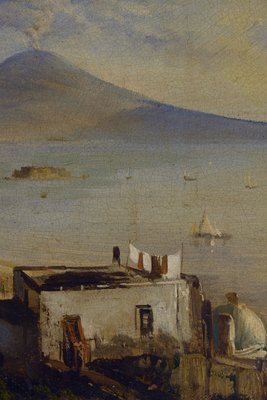 Ettore Ferrante, Naples, 1990s, Oil on Canvas, Framed