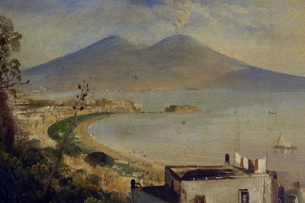 Ettore Ferrante, Naples, 1990s, Oil on Canvas, Framed-VHF-1162493