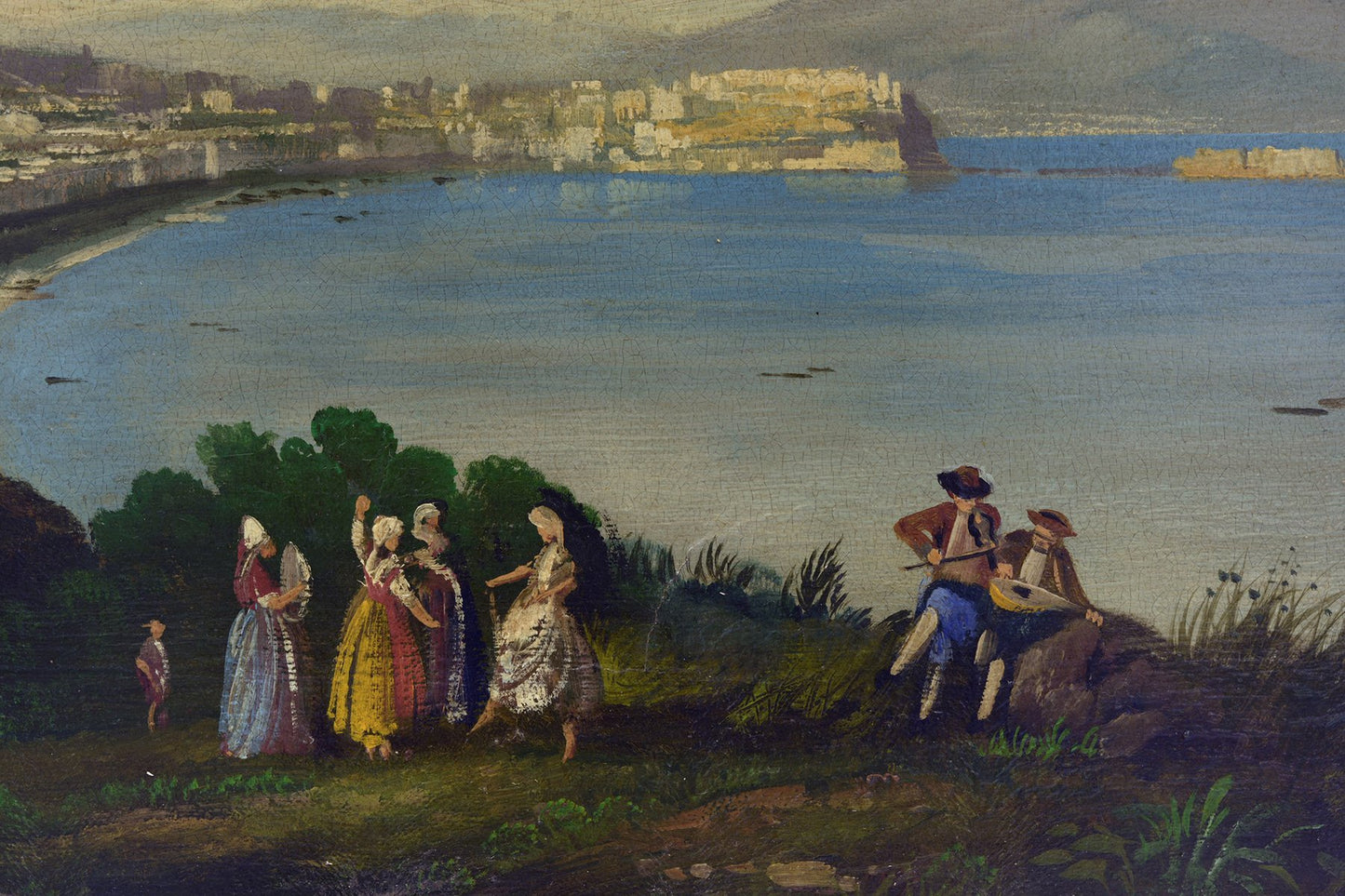 Ettore Ferrante, Napoli, 1999, Oil on Canvas, Framed