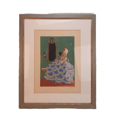 Ettore Tito, Lovers, Print, Framed-TCS-1148519