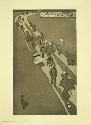 Eugen Kirchner, The Exodus, Etching, Early 20th Century-ZCI-871656