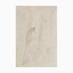 Eugene Berman, Scenography, Pencil Drawing, 1950s-ZCI-1788709