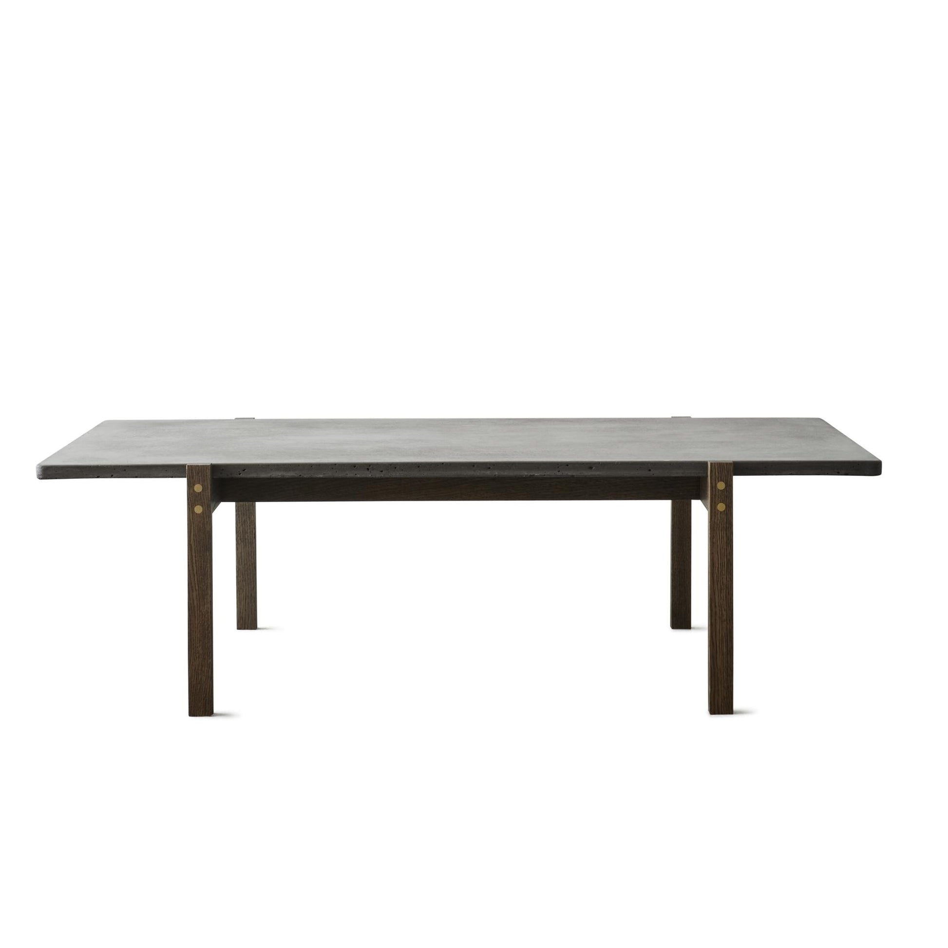 Eugene Coffee Table by Eberhart #Dark Concrete/Dark Oak