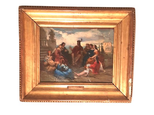 Eugene De Lacroix, Prince With Maidens, Oil on Canvas, Framed-TCS-1300246