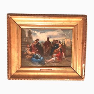 Eugene De Lacroix, Prince With Maidens, Oil on Canvas, Framed-TCS-1300246