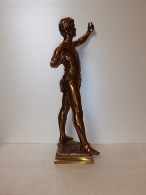 Eugene Marioton, Singer Sculpture, Bronze-AWL-1167888