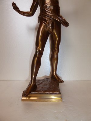 Eugene Marioton, Singer Sculpture, Bronze-AWL-1167888