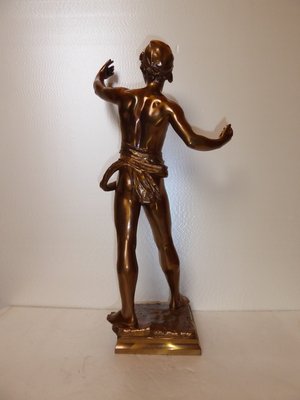 Eugene Marioton, Singer Sculpture, Bronze-AWL-1167888