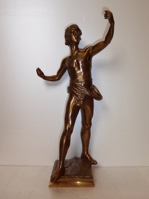 Eugene Marioton, Singer Sculpture, Bronze-AWL-1167888