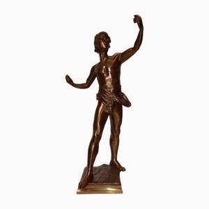 Eugene Marioton, Singer Sculpture, Bronze-AWL-1167888