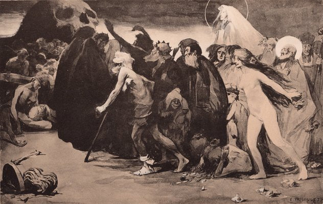 Eugène Trigoulet, The Road to Death, 1898, Original Lithograph-YWW-2032506